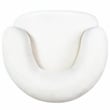 Safavieh Oscar Solid Wood Accent Chair in Ivory / Natural