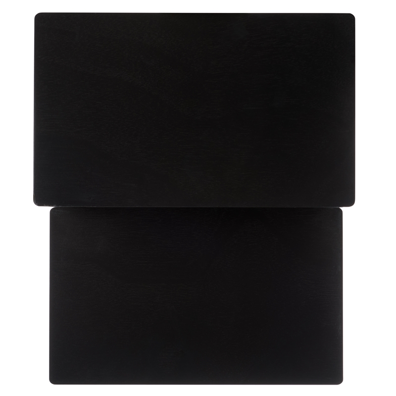 Safavieh Haven Wood 2 Step Stool  in Matte Black