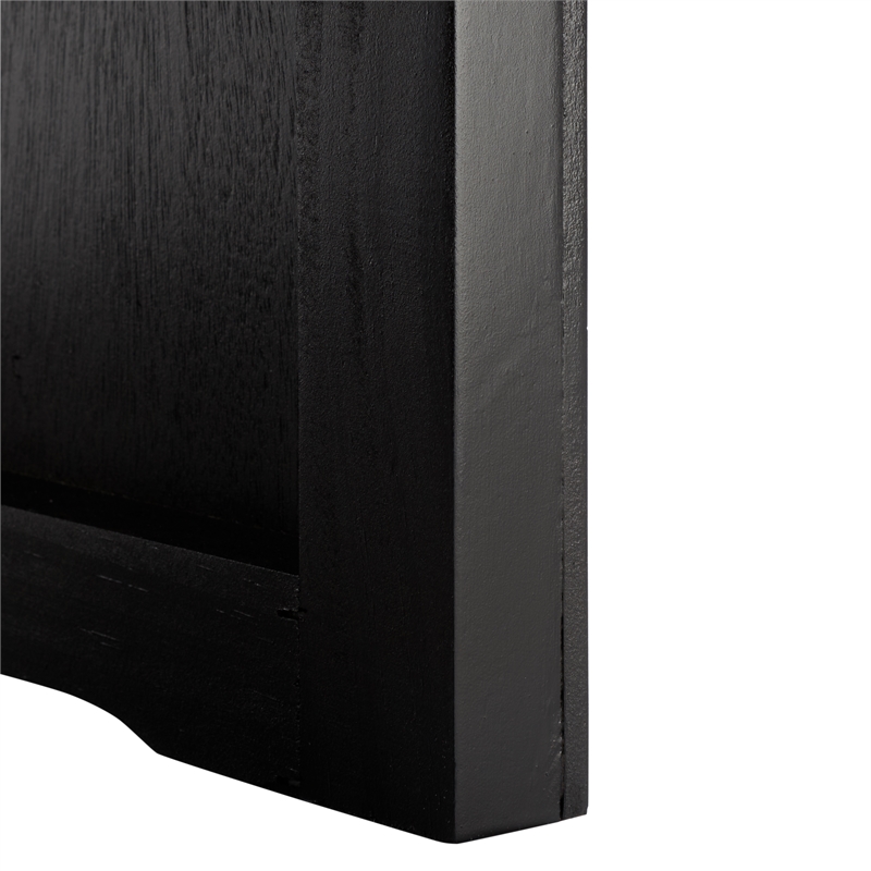 Safavieh Haven Wood 2 Step Stool  in Matte Black