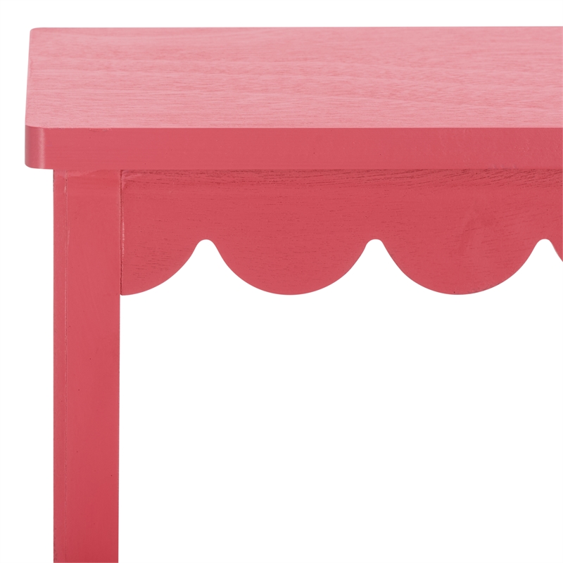 Safavieh Haven Wood 2 Step Stool in Pink