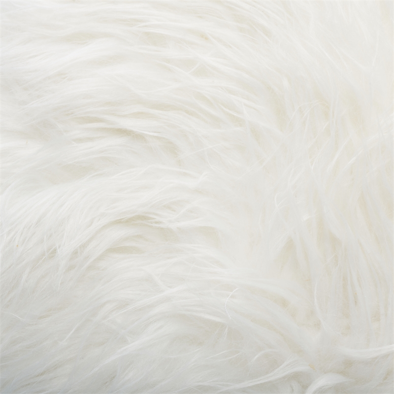 Safavieh Caspian Wood Foot Stool in White / Silver