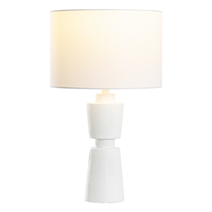 safavieh nici resin table lamp in white