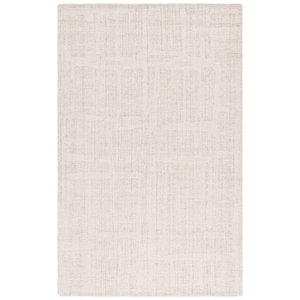 Safavieh Abstract 2'-3&quot x 8'-0&quot Wool Hand Tufted Rug in Natural / Ivory