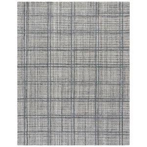 Safavieh Abstract 6'-0&quot x 9'-0&quot Polyester Hand Tufted Rug in Dark Gray