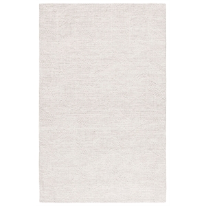 Safavieh Abstract 8'-0&quot x 10'-0&quot Wool Hand Tufted Rug in Natural / Ivory