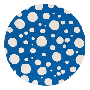 Safavieh Cambridge 6'-0&quot x 6'-0&quot Wool Hand Tufted Rug in Blue / Ivory