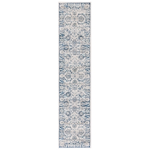 Safavieh Brentwood 2'-0&quot x 9'-0&quot Jute Power Loomed Rug in Blue / Light Gray