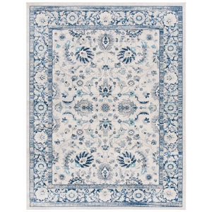 Safavieh Brentwood 9'-0&quot x 12'-0&quot Jute Power Loomed Rug in Blue / Light Gray