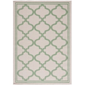 Safavieh Bermuda 4'-0&quot x 6'-0&quot Polypropylene Power Loomed Rug in Beige / Green
