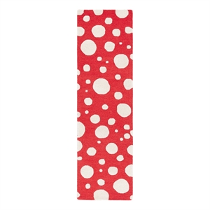 Safavieh Cambridge 2'-3&quot x 8'-0&quot Wool Hand Tufted Rug in Red / Ivory