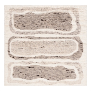 Safavieh Casablanca 6'-0&quot x 6'-0&quot Wool Hand Knotted Rug in Ivory / Brown