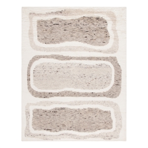 Safavieh Casablanca 8'-0&quot x 10'-0&quot Wool Hand Knotted Rug in Ivory / Brown