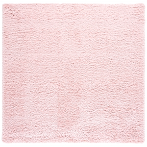 Safavieh Madrid Shag 200 8'-0&quot x 8'-0&quot Polyester Power Loomed Rug in Blush