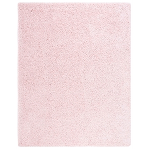 Safavieh Madrid Shag 200 10'-6&quot x 14'-0&quot Polyester Power Loomed Rug in Blush