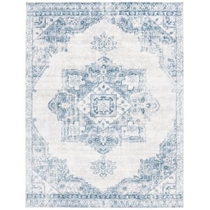 Safavieh Layla 10'-0&quot x 14'-0&quot Polypropylene Power Loomed Rug in Ivory/Gray/Blue