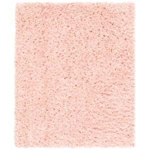 Safavieh Madrid Shag 200 3'-0&quot x 5'-0&quot Polyester Power Loomed Rug in Blush
