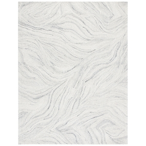 Safavieh Metro 10'-0&quot x 14'-0&quot Wool and Cotton Hand Tufted Rug in Ivory / Silver