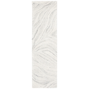 Safavieh Metro 2'-3&quot x 6'-0&quot Wool and Cotton Hand Tufted Rug in Ivory / Silver