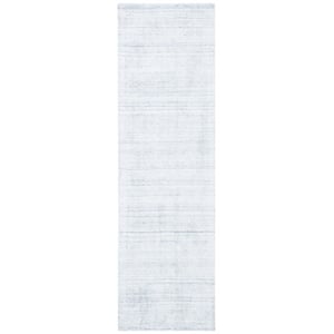Safavieh Mirage 2'-3&quot x 8'-0&quot Cotton Hand Loomed Rug in Ivory / Silver