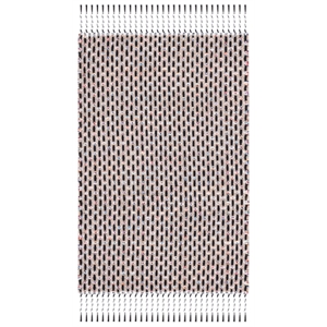 Safavieh Montauk 2'-0&quot x 3'-0&quot Cotton Flat Weave Rug in Beige / Black