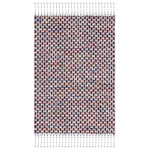 Safavieh Montauk 2'-0&quot x 3'-0&quot Cotton Flat Weave Rug in Red / Yellow