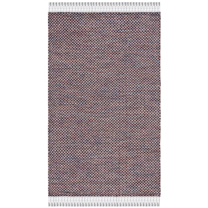 Safavieh Montauk 5'-0&quot x 8'-0&quot Cotton Flat Weave Rug in Red / Yellow