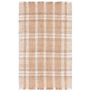 Safavieh Natural Fiber 5'-0&quot x 8'-0&quot Jute Flatweave Rug in Natural / Ivory
