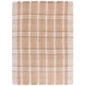 Safavieh Natural Fiber 6'-0&quot x 9'-0&quot Jute Flatweave Rug in Natural / Ivory