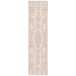 Safavieh Natural Fiber 2'-3&quot x 9'-0&quot Jute Flat weave Rug in Natural / Ivory