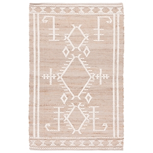 Safavieh Natural Fiber 5'-0&quot x 8'-0&quot Jute Flat weave Rug in Natural / Ivory