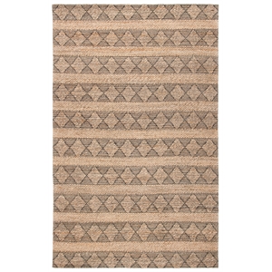 Safavieh Natural Fiber 3'-0&quot x 5'-0&quot Jute Hand Tufted Rug in Natural / Black