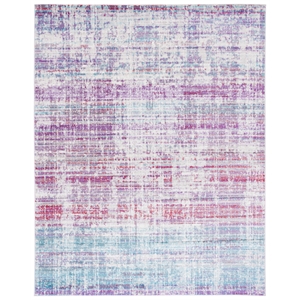 Safavieh Skyler 6'-0&quot x 9'-0&quot  Polypropylene Power Loomed Rug in Silver / Purple