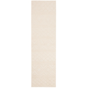 Safavieh Vermont 2'-3&quot x 6'-0&quot Wool Hand Woven Rug in Ivory