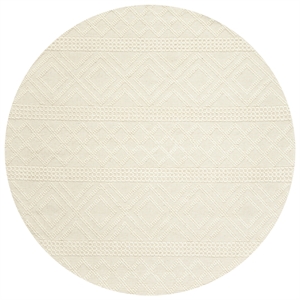 Safavieh Vermont 3'-0&quot x 3'-0&quot Wool Hand Woven Rug in Ivory