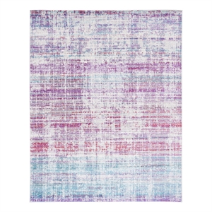Safavieh Skyler 9'-0&quot x 12'-0&quot  PolypropylenePowerLoomed Rug in Silver / Purple