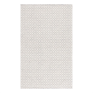Safavieh Vermont 4'-0&quot x 6'-0&quot Wool Hand Woven Rug in Ivory / Light Blue