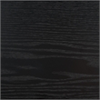 Safavieh Danez Hexagon Wood Cane Accent Table in Black / Natural