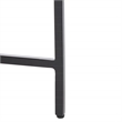 Safavieh Azula Iron and Stone Top Accent Table in Rust / Black