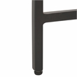 Safavieh Tenzin Iron and Stone Top Accent Table in Gray / Black