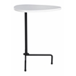 Safavieh Berlin Wood and Metal Tripod Side Table in White / Black