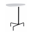 Safavieh Berlin Wood and Metal Tripod Side Table in White / Black