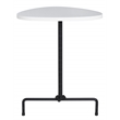 Safavieh Berlin Wood and Metal Tripod Side Table in White / Black