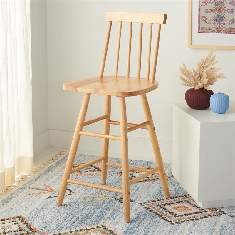 safavieh may wood counter stool in natural