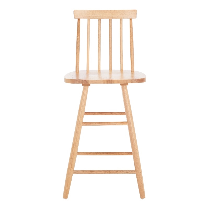 Safavieh May Wood Counter Stool in Natural