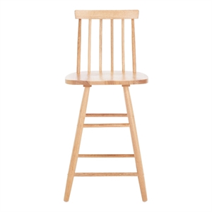 Safavieh May Wood Counter Stool in Natural