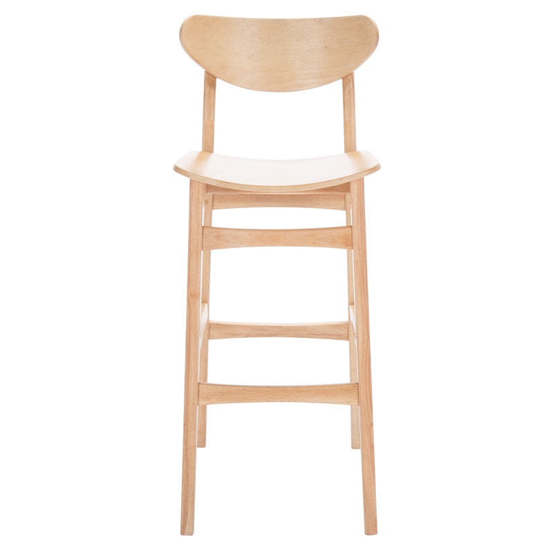 Safavieh Thaxton Wood Bar Stool  in Natural