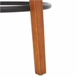 Safavieh Luella Wood and Iron  Counter Stool in Walnut / Black