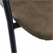 Safavieh Tanner Wood and Metal Mid Century Barstool in Olive / Black