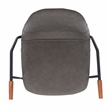 Safavieh Tanner Wood and Metal Mid Century Barstool in Ash / Black