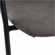 Safavieh Tanner Wood and Metal Mid Century Barstool in Ash / Black